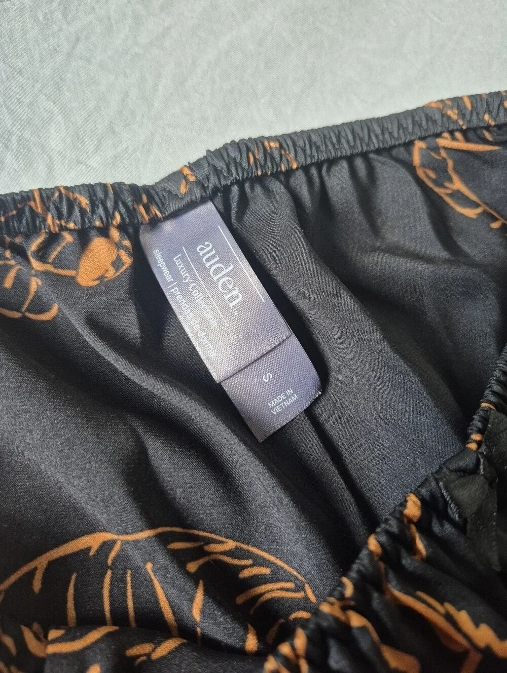 Auden Luxury Sleepware Flare Pant Tiger Print Small